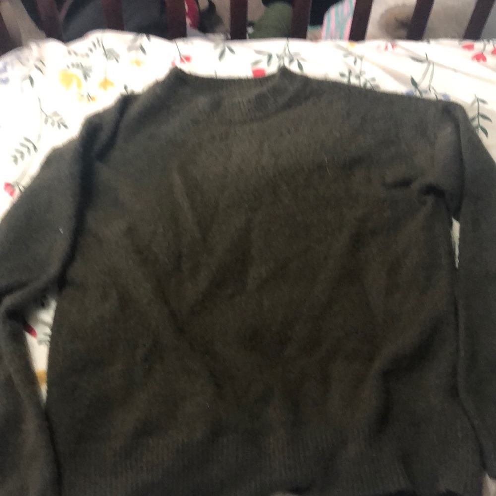 Dark green sweater